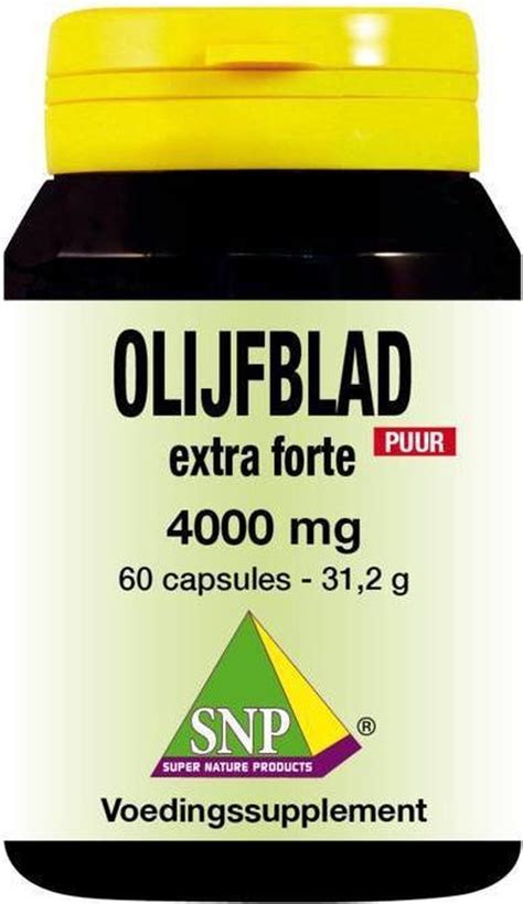 SNP Olijfblad Extract Extra Forte Puur 60 Capsules Bol