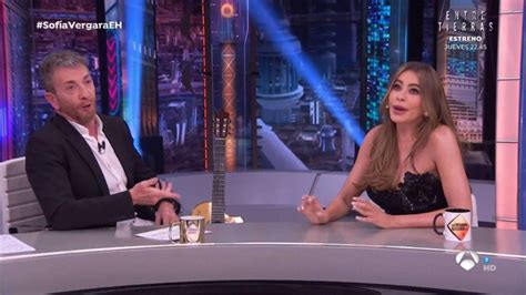 SOFÍA VERGARA EL HORMIGUERO Sofía Vergara rompe su silencio y se