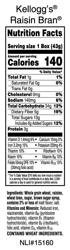 Kellogg S Bran Flakes Nutrition Facts - Nutrition Ftempo