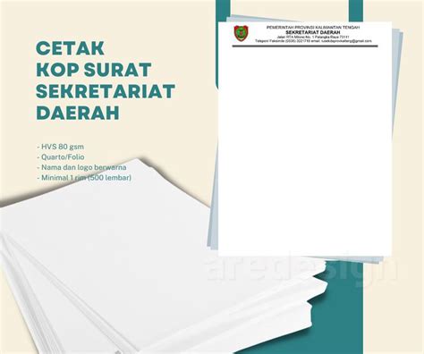 Kop Surat Berwarna Sekda