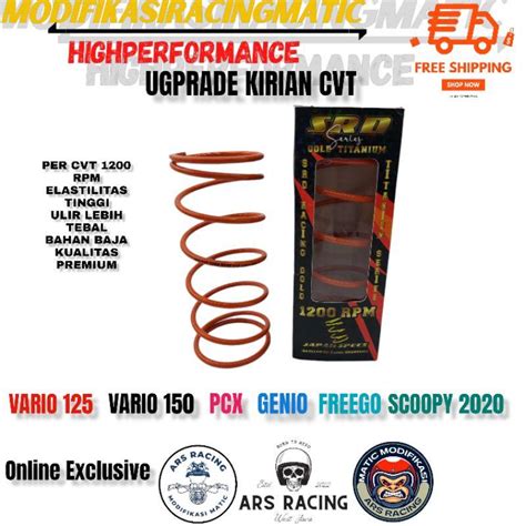 Jual Per Cvt Racing Rpm Vario Genio Vario Pcx