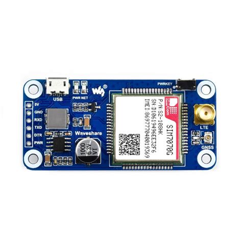 Waveshare SIM7070G NB IoT Cat M GPRS GNSS HAT Pro Raspberry Pi RPishop Cz