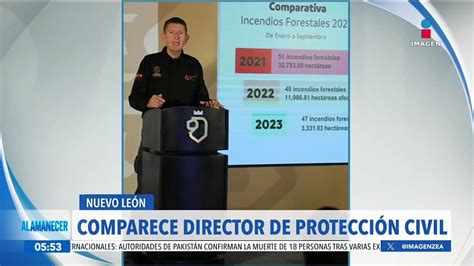 Director de Protección Civil de Nuevo León comparece por el incidente