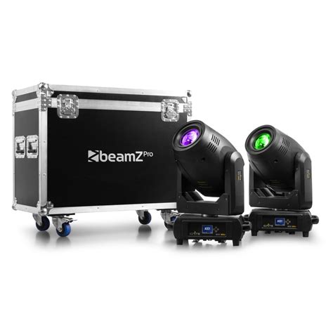 Beamz Pro Ignite Led Moving Head Bsw Pcs Flightcase Tecart