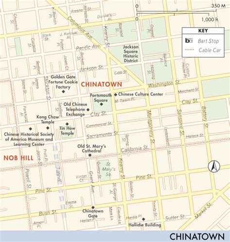 Chinatown San Francisco Map