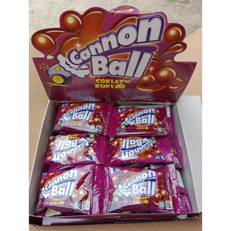 Jual Coklat Cannon Ball 1 Box Shopee Indonesia