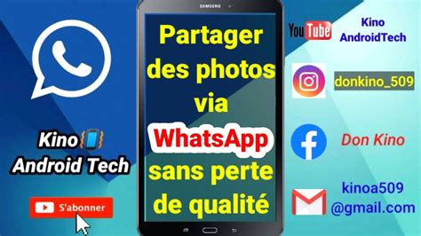 Tuto COMMENT ENVOYER UNE PHOTO PAR WHATSAPP SANS PERTE DE QUALITÉ