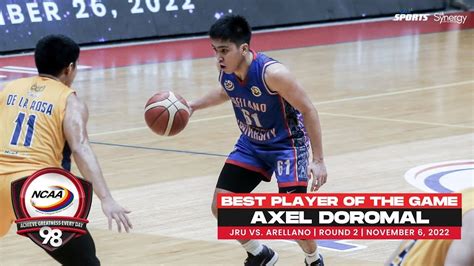 Ncaa Season Best Player Axel Doromal Arellano Vs Jru Men S