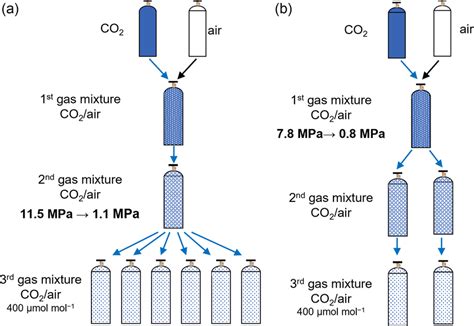 A Preparation Of Third Gas Mixtures With The Atmospheric Co Level