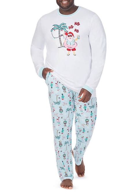 Mens Holiday Pajamas Big And Tall Walton Israel