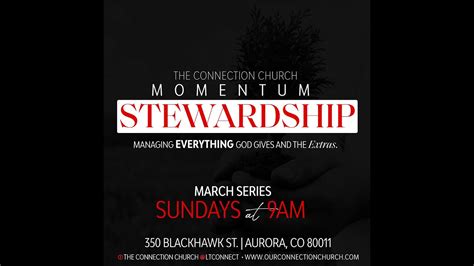 March 2020 Sermon Series Stewardship Managing Everything God Gives