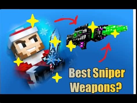 Pixel Gun 3D Top 6 Best Sniper Weapons YouTube