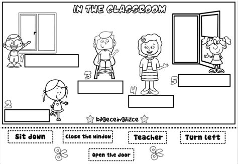 Unit In The Classroom Bilgeceingilizce Classroom Language Idioms