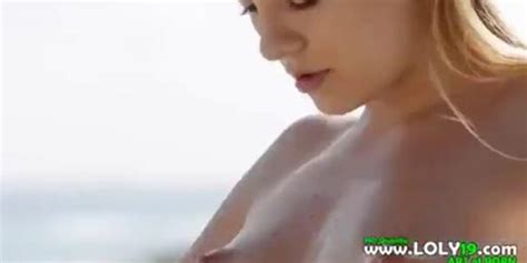 Hot Blonde Girl Tease You Before Rubbing Her Pussy Tnaflix