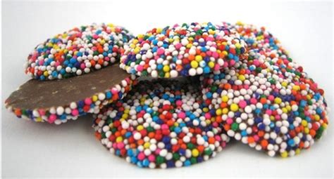 Chocolate Rainbow Nonpareil Wafers Yummies Kg K