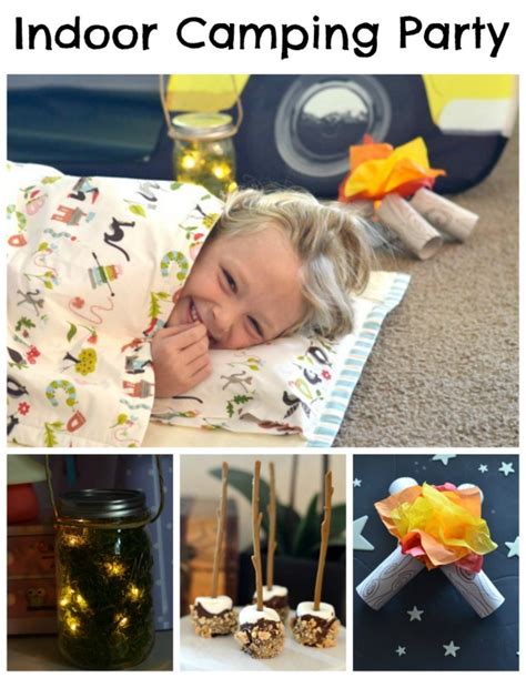 Indoor Camping Party - MomTrends