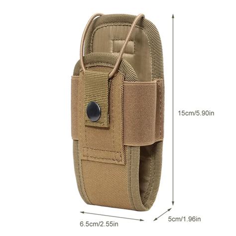 D Tactical Molle Radio Walkie Talkie Pouch Outdoor Pursuit