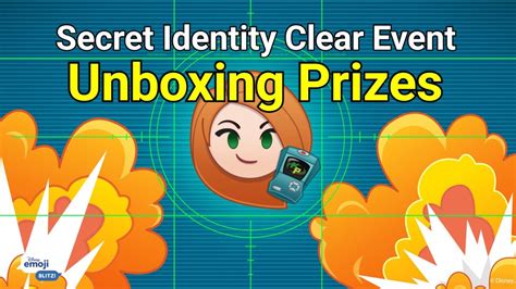 Secret Identity Clear Event Prizes 092023 Disney Emoji Blitz Youtube