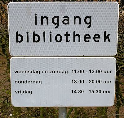 De Bibliotheek Openingstijden