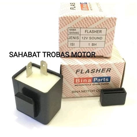 Jual Flasher Flaser Fleser Otomatis Sen Riting Sound 12 Volt Bunyi Tiit