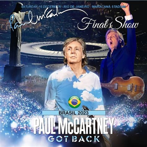 コレクターズCD ポールマッカトニー2023年12月16日ブラジル リオデジャネイロ Paul McCartney Got Back