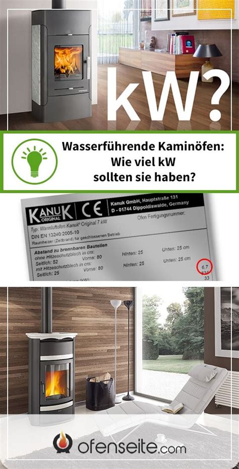 Wasserf Hrende Kamin Fen Wie Viel Kw Ofenseite Kaminofen Kamin