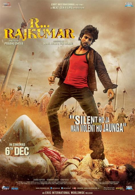 R Rajkumar Movie Poster 5 Of 5 IMP Awards