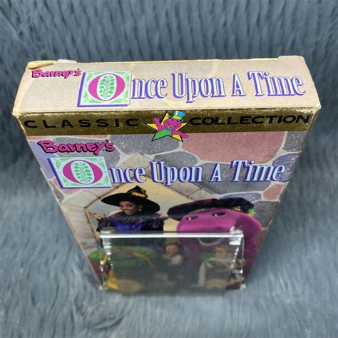 Barney Once Upon A Time Vhs 1996 Vintage Cartoon Classic Collection White Tape 45986020147 Ebay