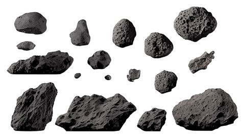 Space Rocks On Transparent Background Png 21311736 Png