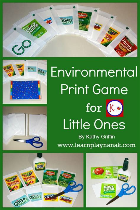 Environmental Print Activities For Kindergarten