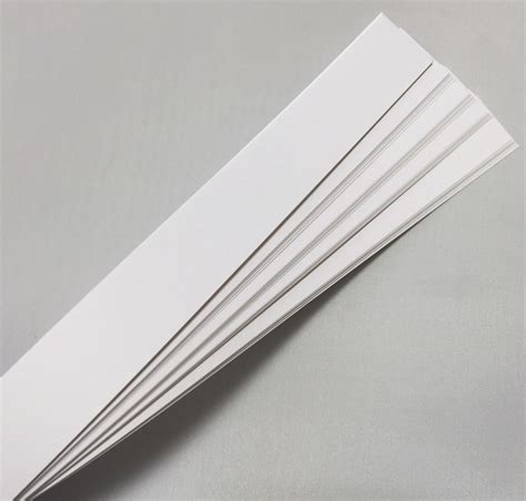 Paper Strips for Arts and Crafts: White Color. Size is - Etsy