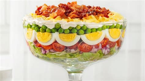 The 7-Layer Salad Is A Mid-Century Delight That Calls For Lots Of Peas