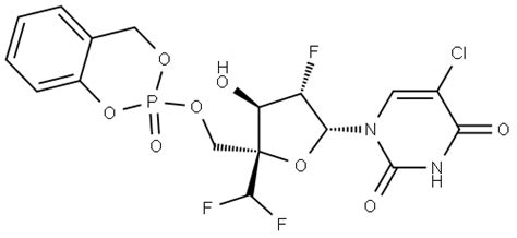 5 Chloro 1 2 Deoxy 4 C Difluoromethyl 2 Fluoro 5 O 2 Oxido 4H 1