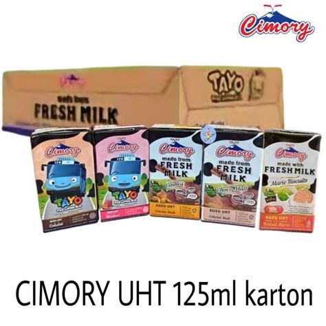 Jual Cimory UHT 125ml Karton Isi 40pc Cashew Marie Malt Shopee Indonesia