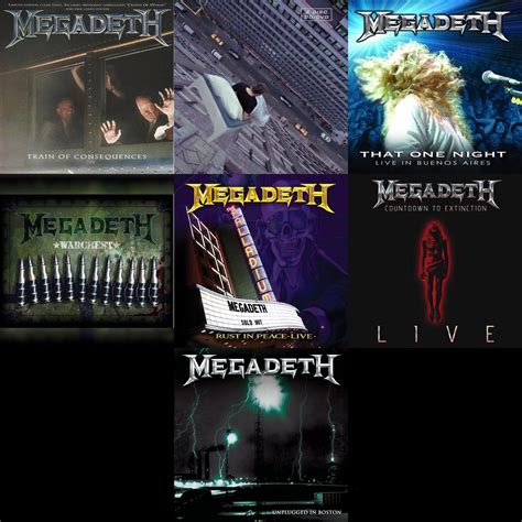 Let’s put up the Megadeth live albums against each other. What’s your favorite one? (Official CD ...