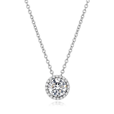 Diamond April Birthstone Necklace – Pancharmbracelets