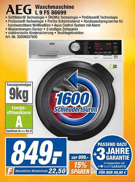 Aeg Waschmaschine L Fs Angebot Bei Expert Techno Land