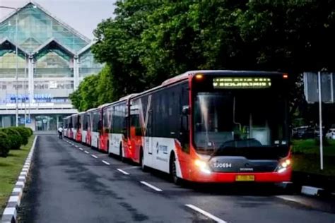 Rute Lengkap Uji Coba Bus Transjakarta SH1 Kalideres Bandara Soekarno