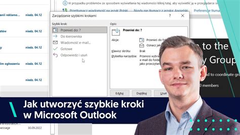 Jak utworzyć szybkie kroki w Outlook YouTube