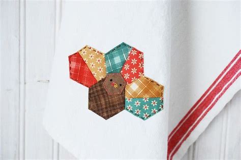 Project Epp Turkey Towel Handmade Holiday Holiday Decor Hexagon