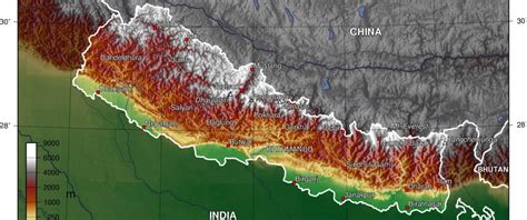 Map of Nepal with District, High Resolution Map of Nepal with District ...