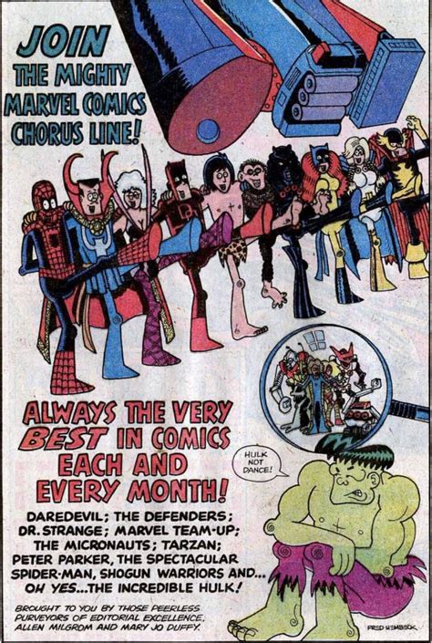 Marvel House Ad By Fred Hembeck Earth S Mightiest Blog