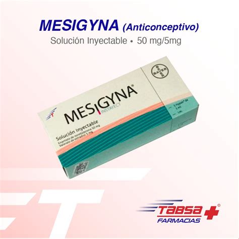 Tabsa Express MEDICAMENTOS Mesigyna Solucion Inyectable 50mg