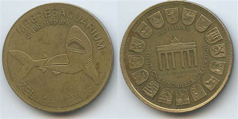 Deutschland Bundesrepublik Medaille Souvenir Coin Tourist Dollar Nd M