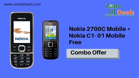 Buy Nokia 2700 Classic Get Nokia C1 Free Nokia Keypad Mobiles