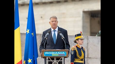 Alocu Iune Sus Inut N Cadrul Ceremoniei Organizate Cu Prilejul Zilei