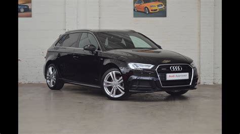 Kr66bzx Audi A3 Tdi Quattro S Line Black 2016 Slough Audi Youtube