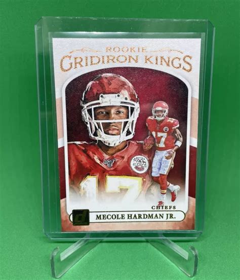 2019 DONRUSS MECOLE Hardman Jr Gridiron Kings Insert RGK 15 KC Chiefs