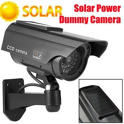 Solar Powered Dummy CCTV Camera With Flashing Led Light - Black | Konga ...