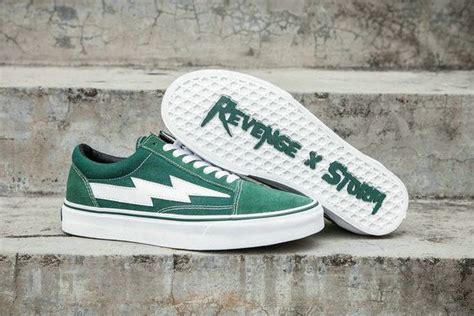 Revenge X Storm Ii Vol1 Vans Old Skool Green White Gd115 Rsfw17fw000